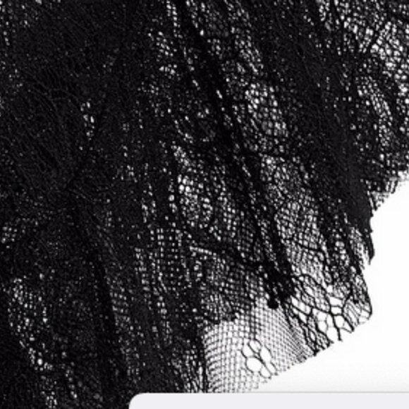 Anna Sui lace drop waist top black - Picture 2 of 7